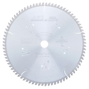 MD12-816 Carbide Tipped Heavy-Duty Miter/Double Miter 12 Inch Dia x 80T 4+1, -5 Deg, 1 Inch Bore Circular Saw Blade
