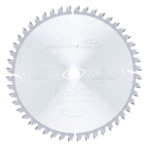 MD8-485 Carbide Tipped Thick Walled Aluminum and Non-Ferrous Metals 8 Inch Dia x 48T TCG, -6 Deg, 5/8 Bore Circular Saw Blade