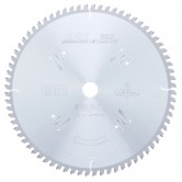 MD12-725 Carbide Tipped Thick Walled Aluminum and Non-Ferrous Metals 12 Inch Dia x 72T TCG, -6 Deg, 1 Inch Bore Circular Saw Blade